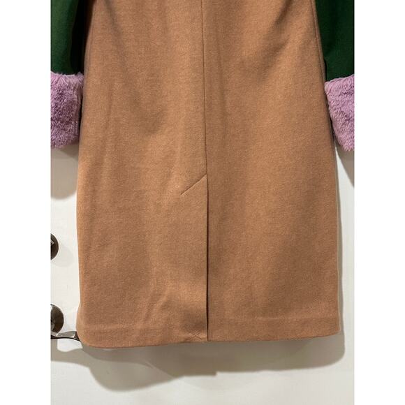 Hutch Blaire Coat Double Breasted Nude Green Lavender Size Small NWOT Timeless - Picture 16 of 16